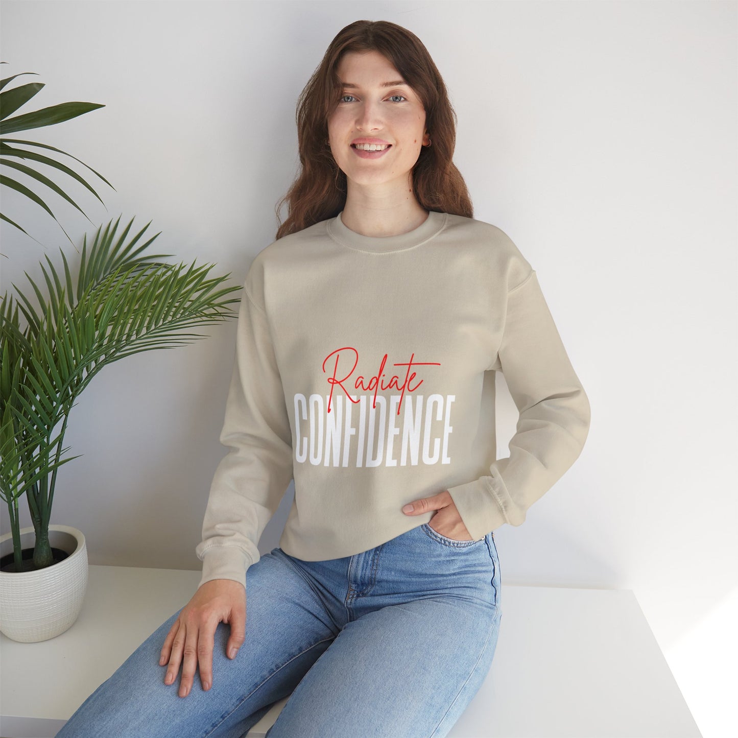 RADIATE CONFIDENCE Unisex Heavy Blend™ Crewneck Sweatshirt
