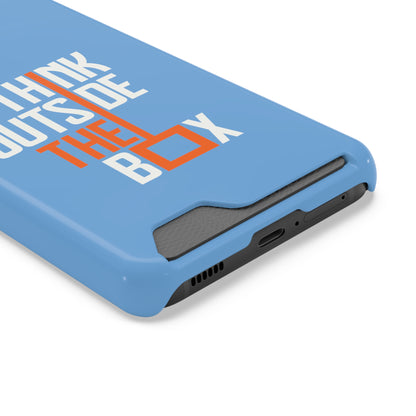 Think Phone Case With Card Holder