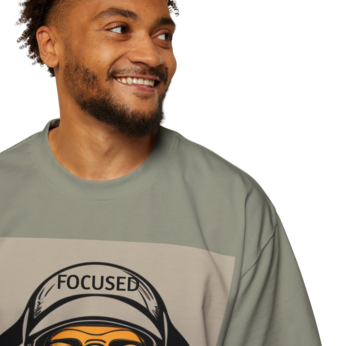 Focused Men's Heavy Oversized Tee