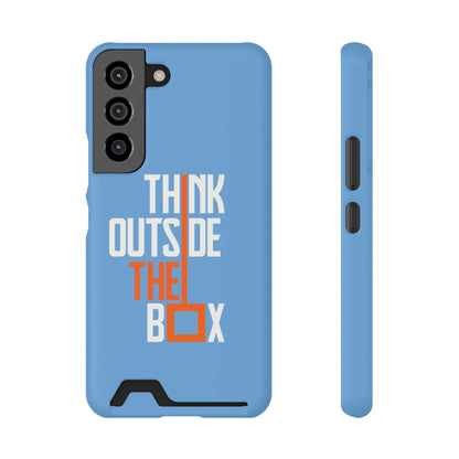 Think Phone Case With Card Holder