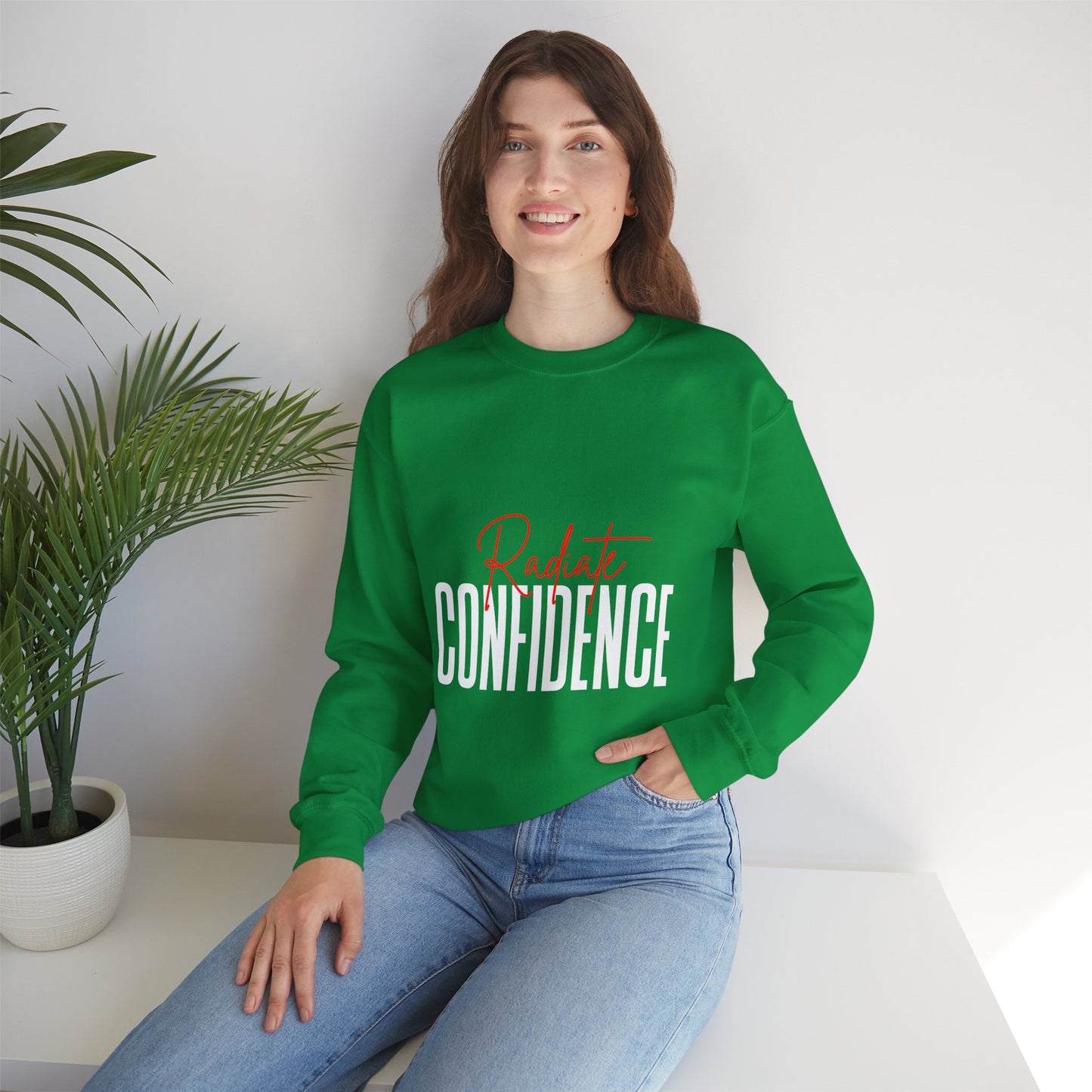 RADIATE CONFIDENCE Unisex Heavy Blend™ Crewneck Sweatshirt