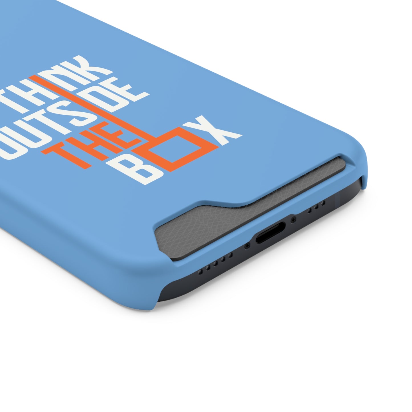 Think Phone Case With Card Holder