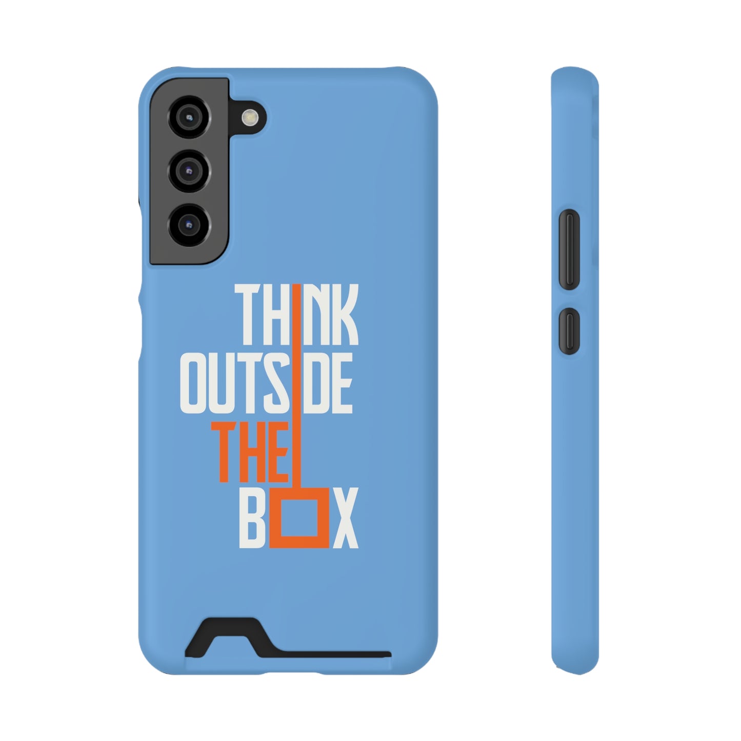 Think Phone Case With Card Holder