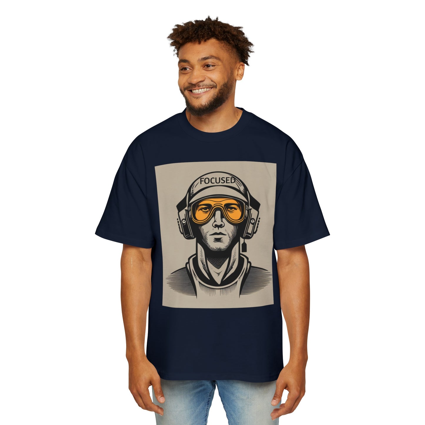 Focused Men's Heavy Oversized Tee