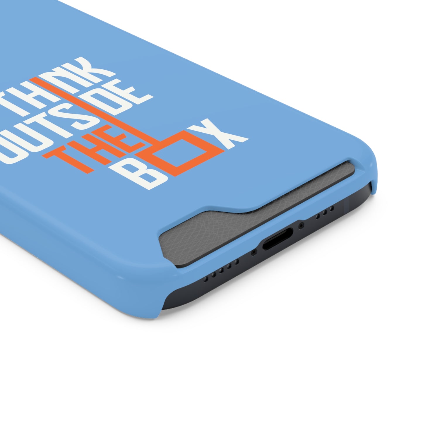 Think Phone Case With Card Holder