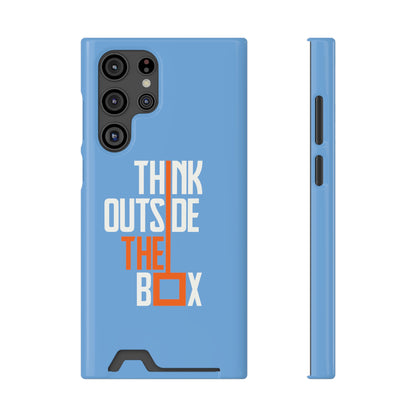 Think Phone Case With Card Holder