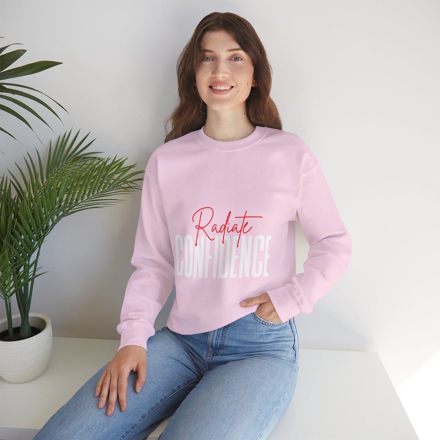 RADIATE CONFIDENCE Unisex Heavy Blend™ Crewneck Sweatshirt