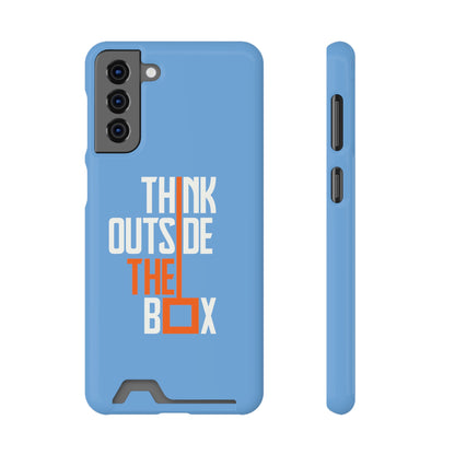 Think Phone Case With Card Holder