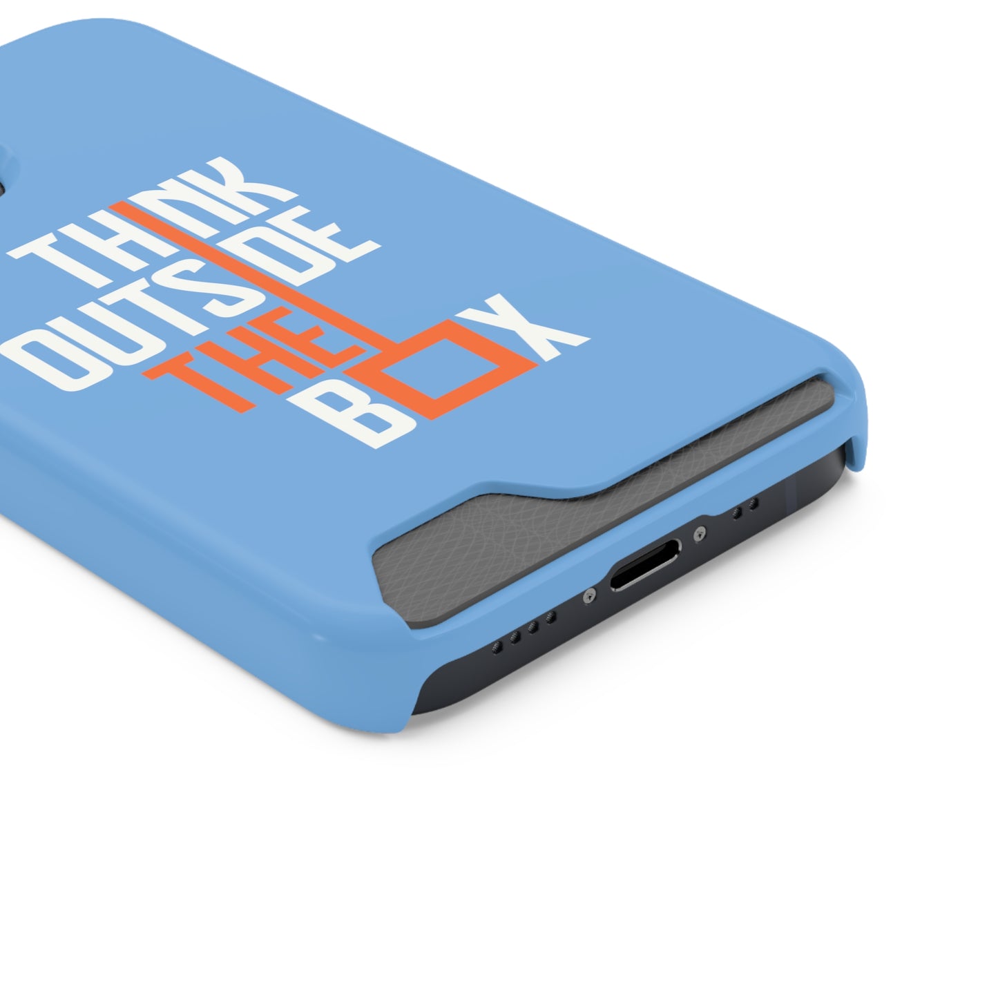 Think Phone Case With Card Holder