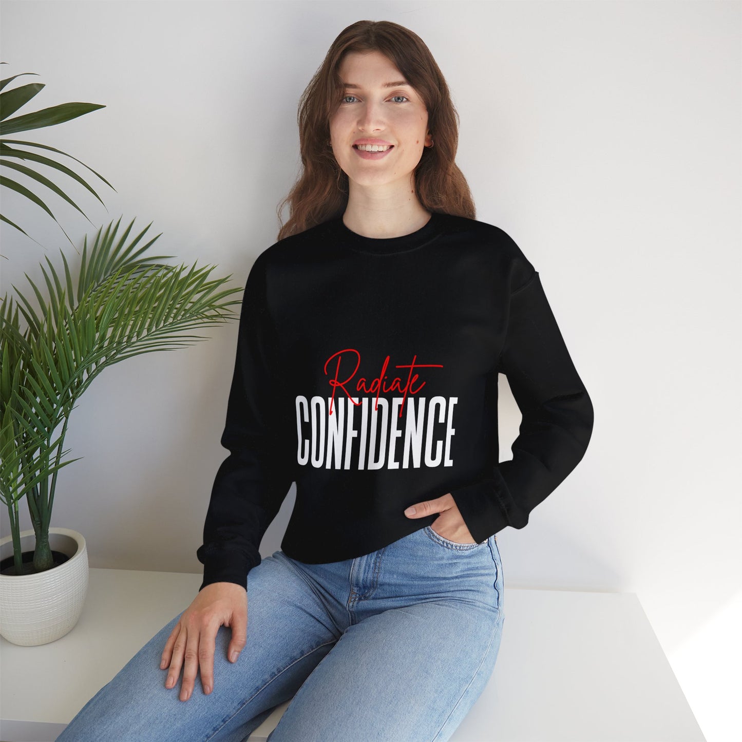 RADIATE CONFIDENCE Unisex Heavy Blend™ Crewneck Sweatshirt