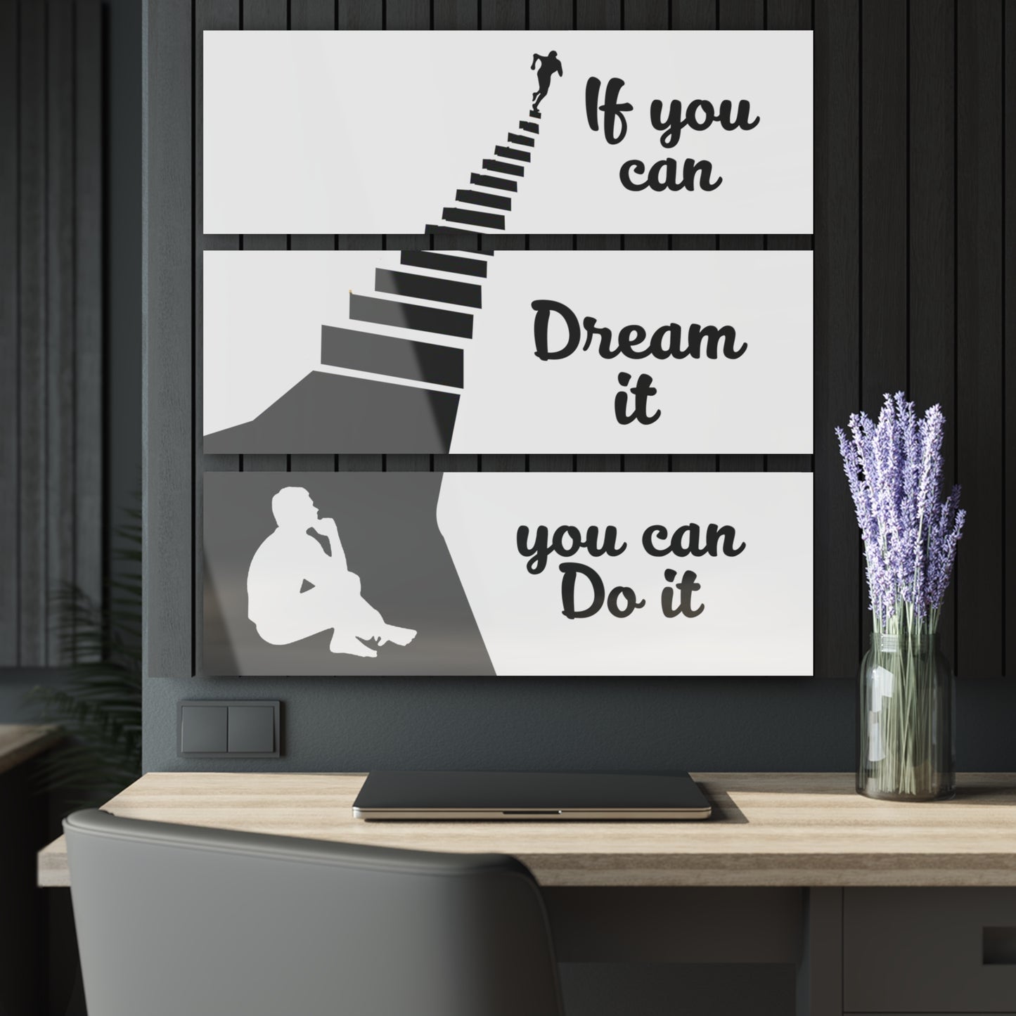 "Do It" Copy of Acrylic Prints (Triptych)