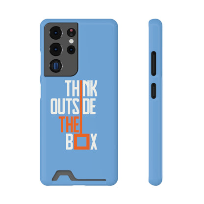 Think Phone Case With Card Holder