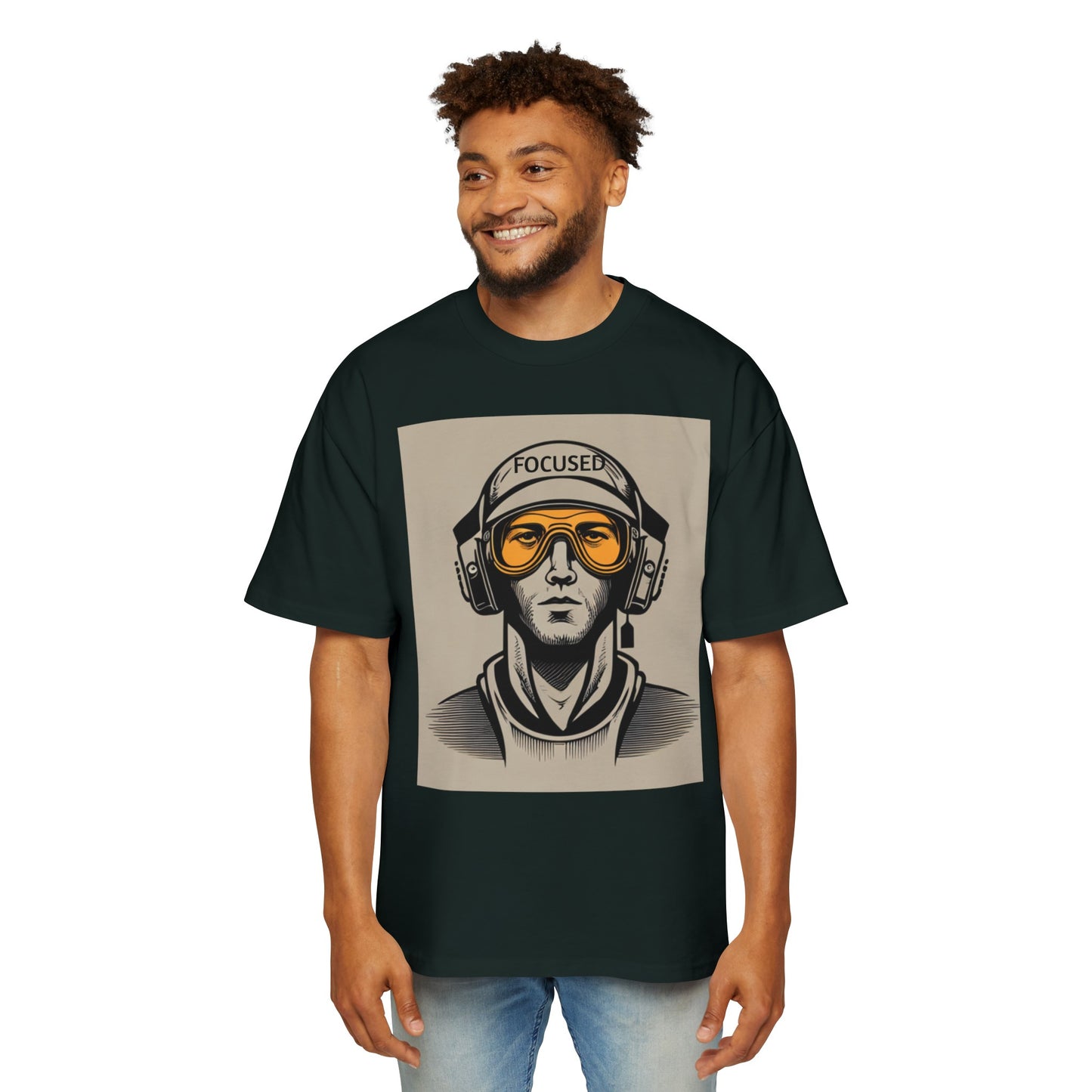 Focused Men's Heavy Oversized Tee