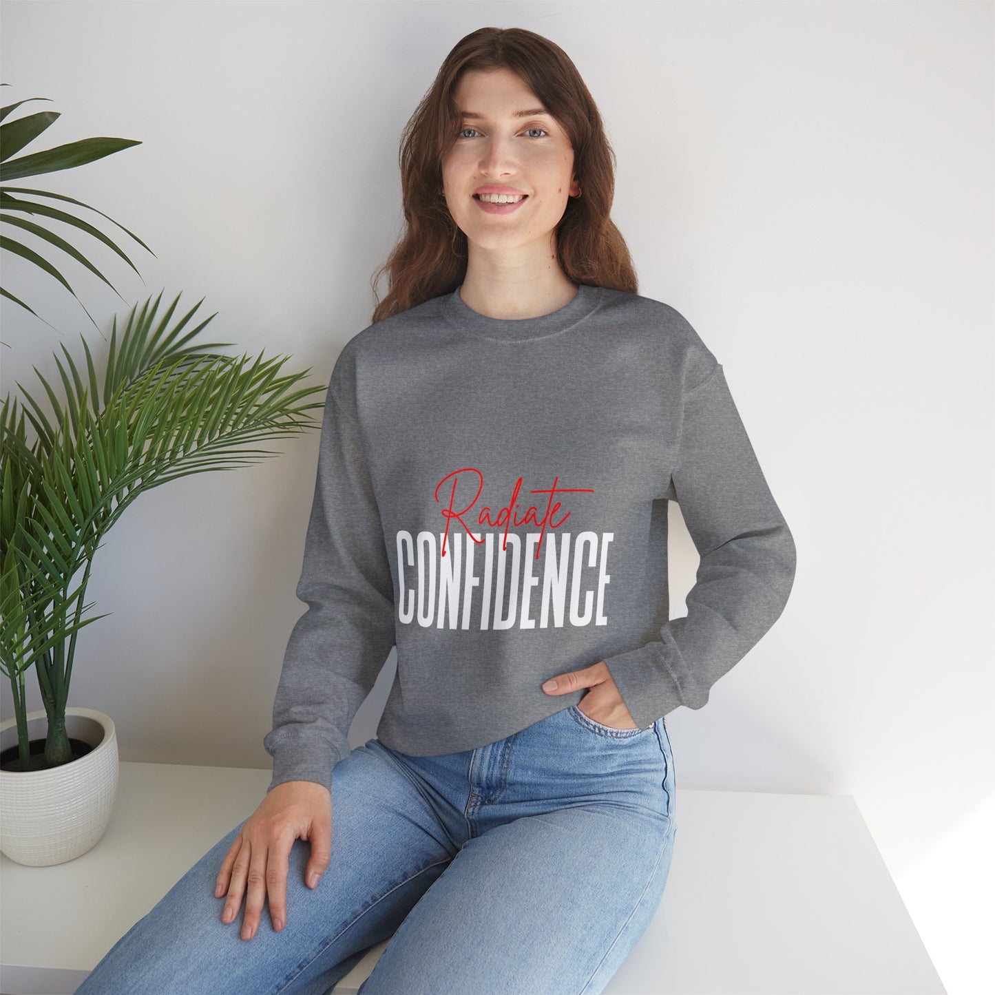 RADIATE CONFIDENCE Unisex Heavy Blend™ Crewneck Sweatshirt