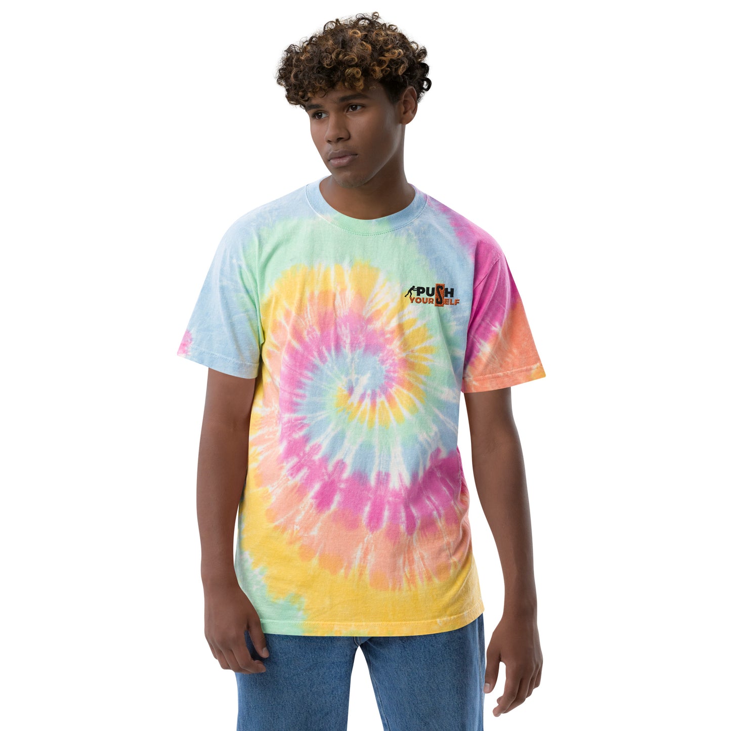 PY Oversized tie-dye t-shirt